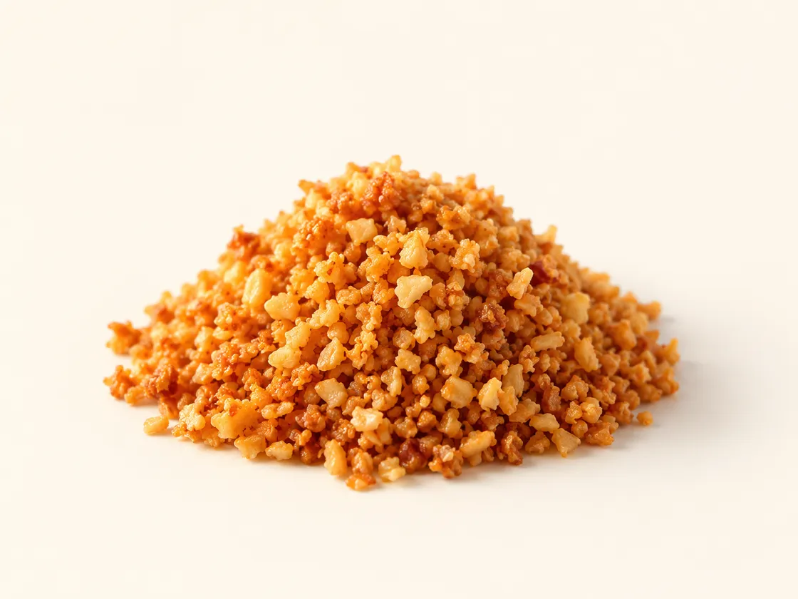 Crispy fried garlic chips