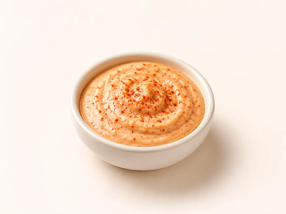 Bowl of togarashi mayo sauce